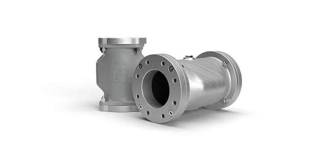 Air operated pinch valves in semi-silo trailer flange versions